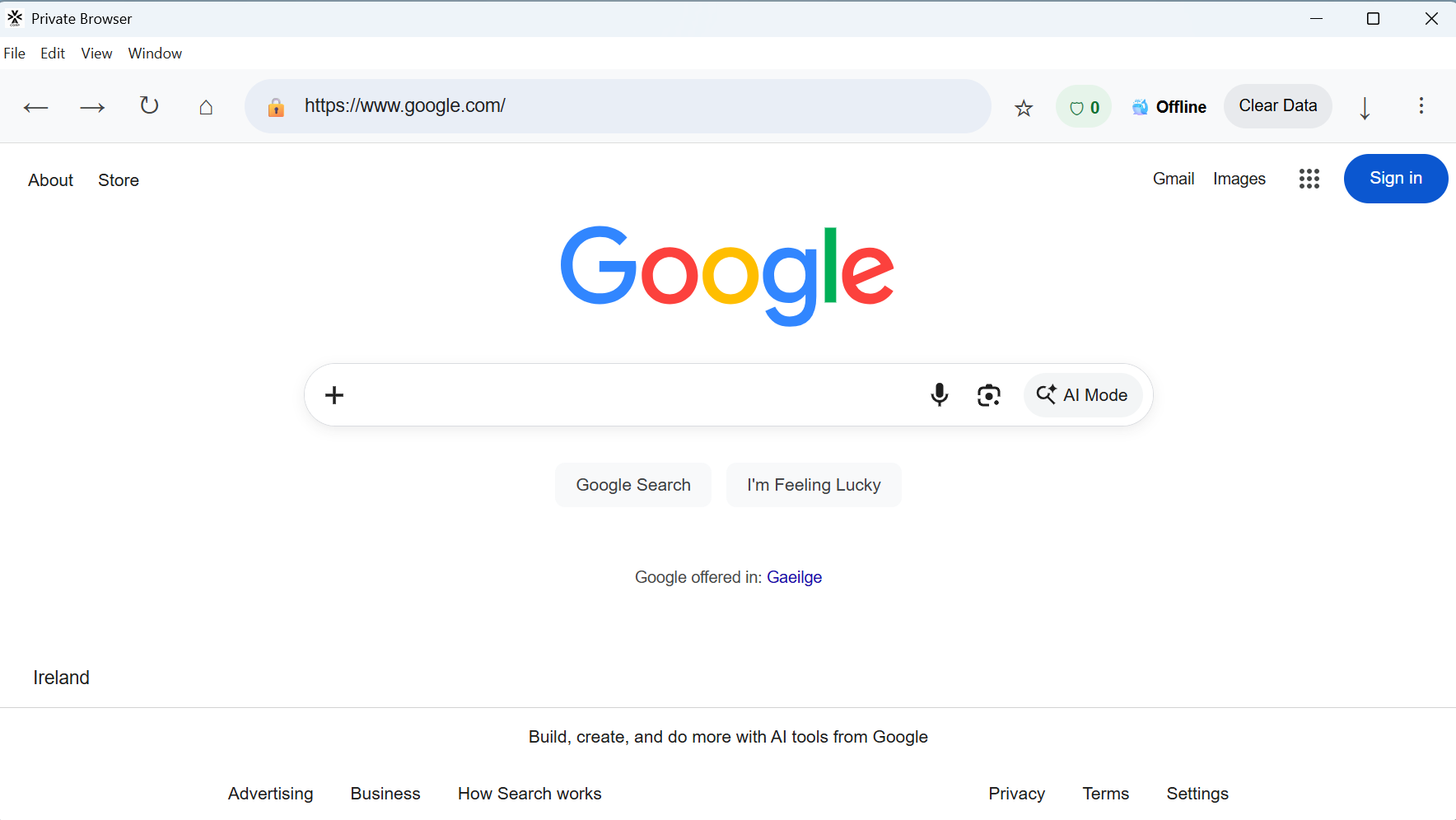 A CORP Browser project logo